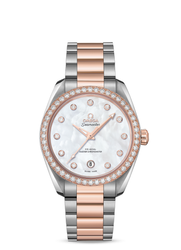 Omega Seamaster Aqua Terra 150M Master Chronometer 38 Stainless Steel / Sedna Gold / Diamond / MOP / Bracelet
